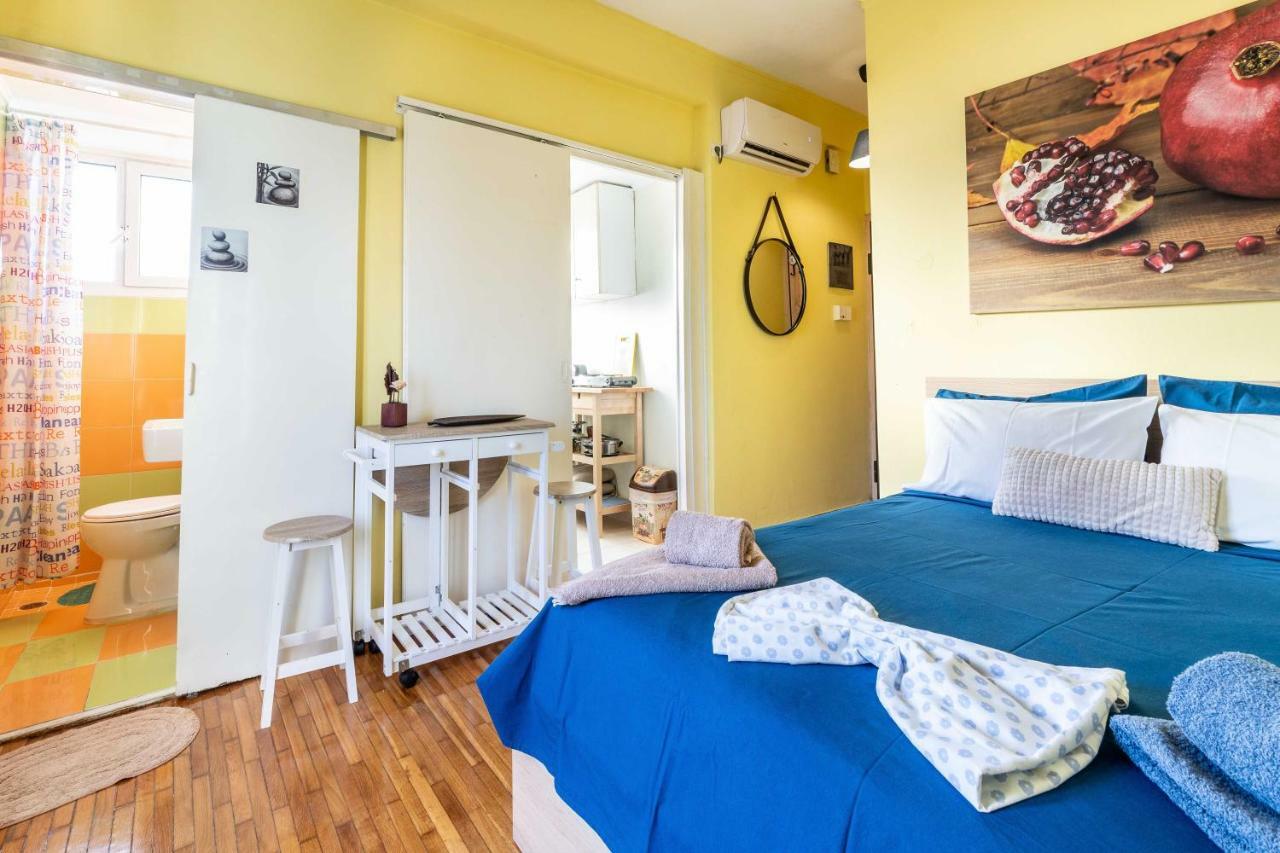Central 6Th Floor Studio Near Metro & View&200Mbps Athènes Extérieur photo